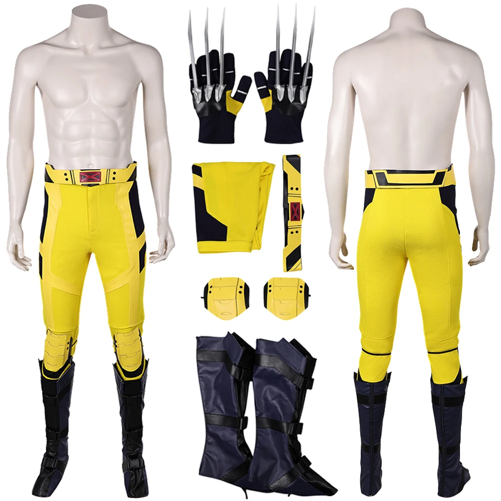 Death Logan Cosplay Wolverine Cosplay Fantasia Costume Travestimento per uomo Maschio adulto Halloween Carnevale Party Suit