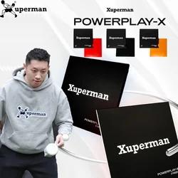 Xuperman Xuxin Table Tennis Rubber Sheet Backhand Forehand Rubber Pips-in Ping Pong Rubber with 2.1mm Sponge Fast Attack Loop