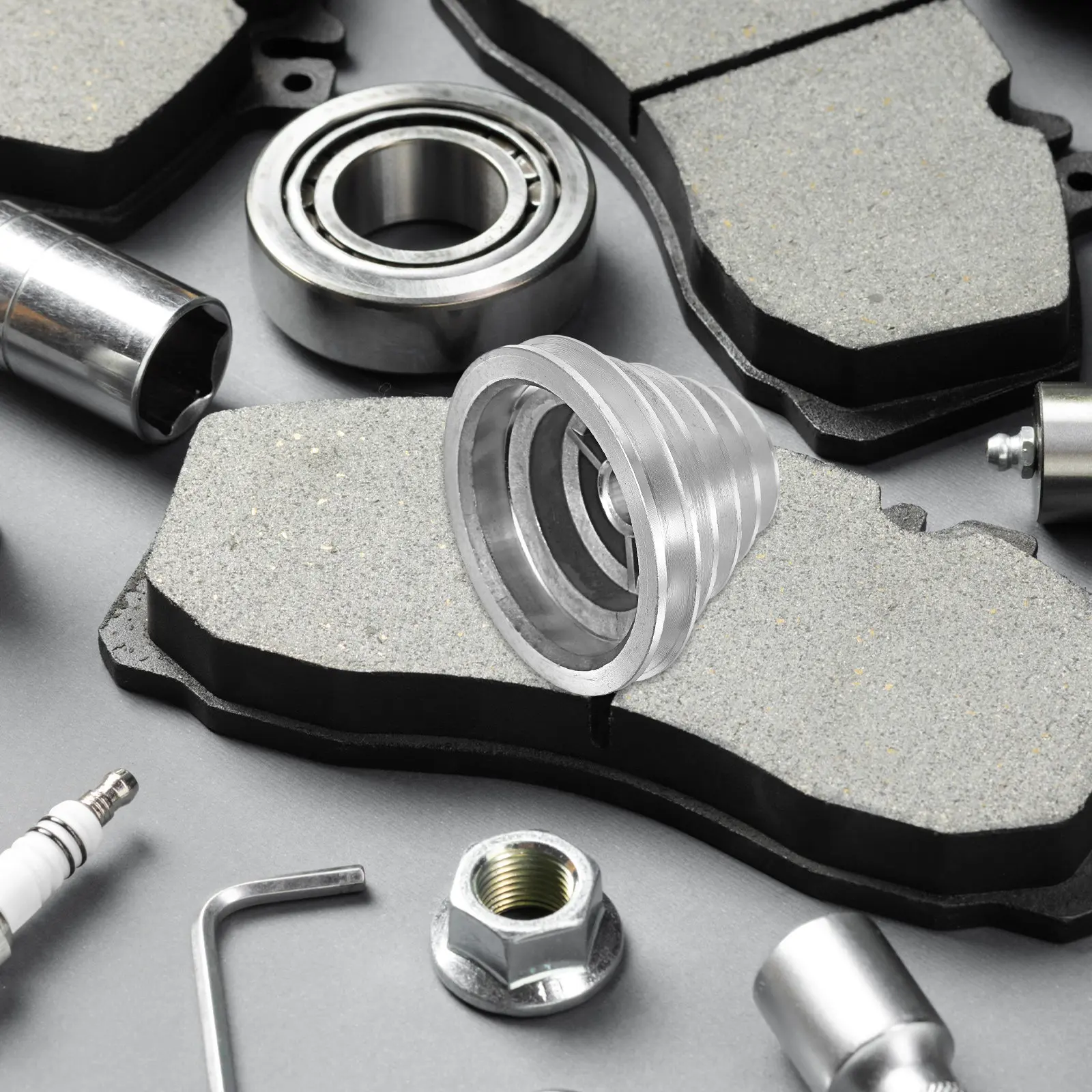 Aluminum Bore V Belt Pulley Multi Groove Wheel Motor Pulley Drill Press Component Metalworking Woodworking