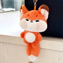 Cute Big Tailed Fox Plush Pendant Plush Toy Bag Accessories Keychain Pendant Bag Car Pendant Children's Gifts