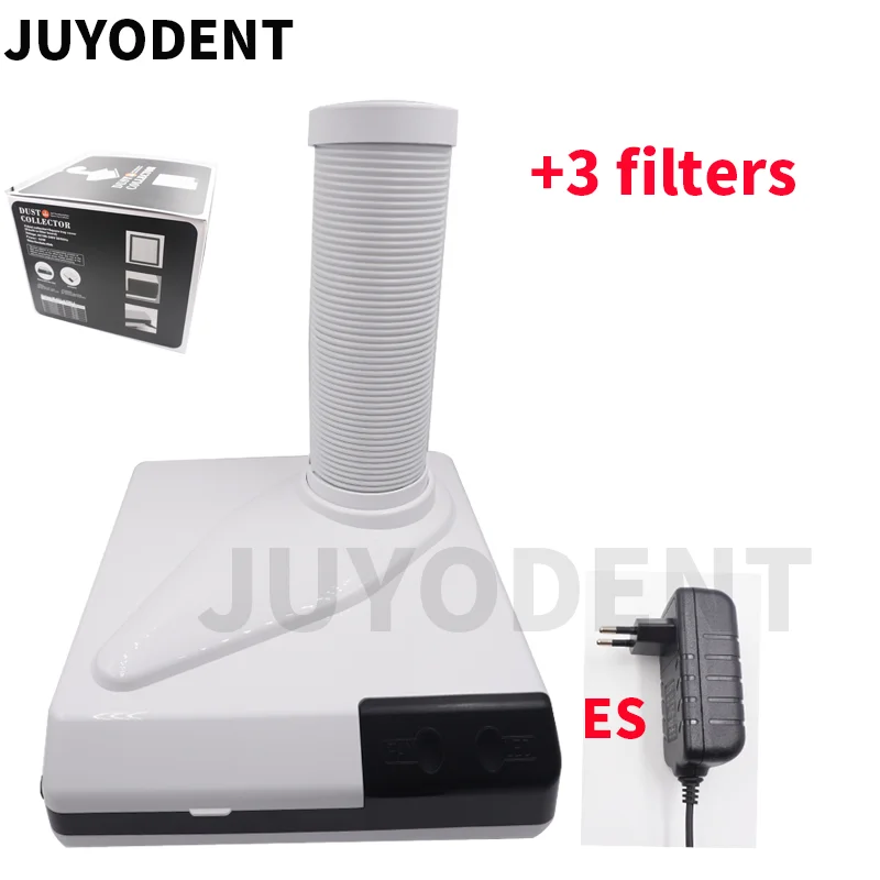 

Dental Lab Dust Collector Equipement Desktop Vacuum Cleaner Suction Machine With 3 pcs Filters/4 for Polishing Dental Equipment