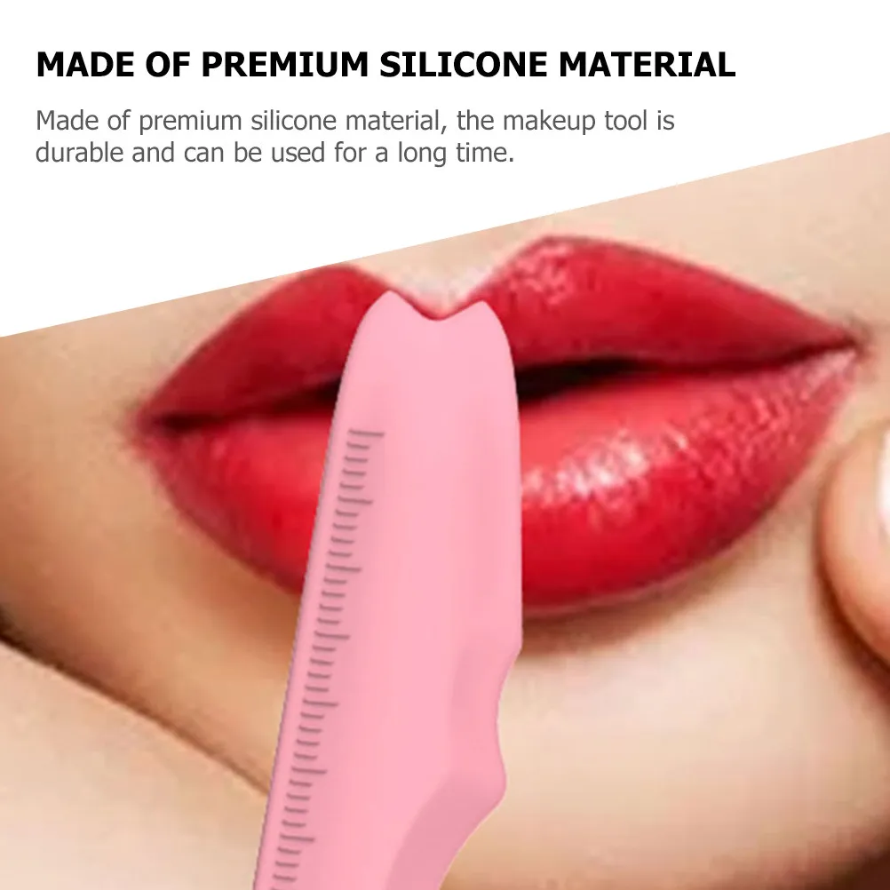 3-teiliges Multifunktionales Silikon-Augenbrauen-Schablonen-Set Eyeliner-Mascara-Zeichnungshilfe Eyeliner-Schablonen Mascara-Zeichnungshilfen