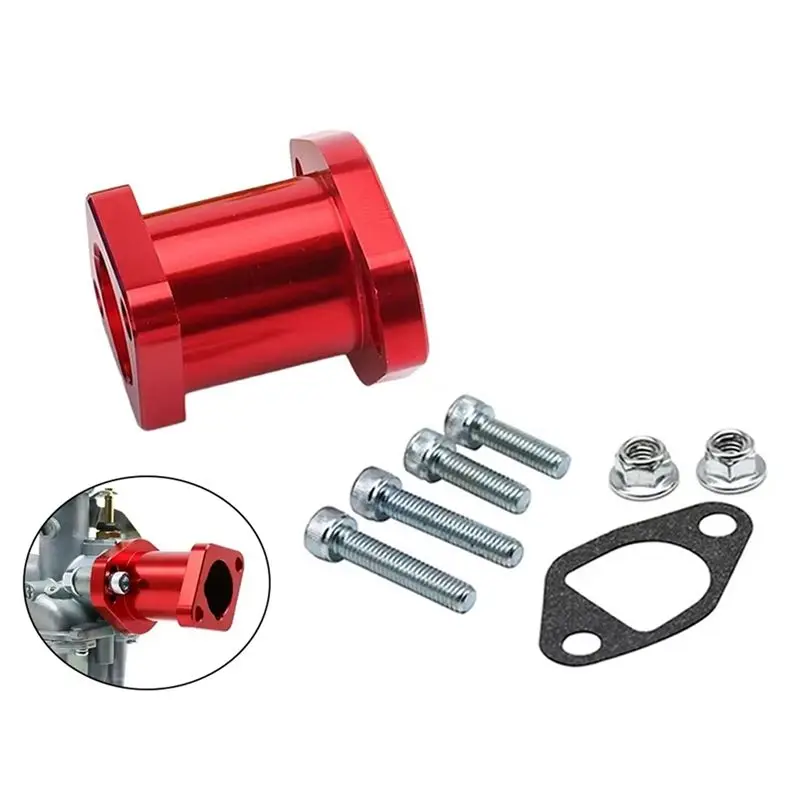 Professional Motorcycle Carburetor Intake Adaptor Modification Interface Pipe For GX200 6.5Hp CT200U KT196CC Kart Intake VM22