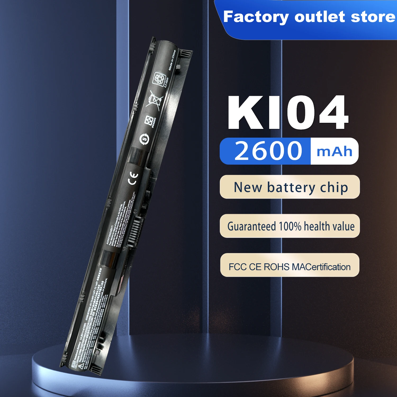 Imagem -01 - Bateria do Portátil 800049001 Hstnn-db6t Hstnn-lb6s para hp N2l84aa Tpn-q158 Star Wars Edição Especial 15-an005tx Ki04
