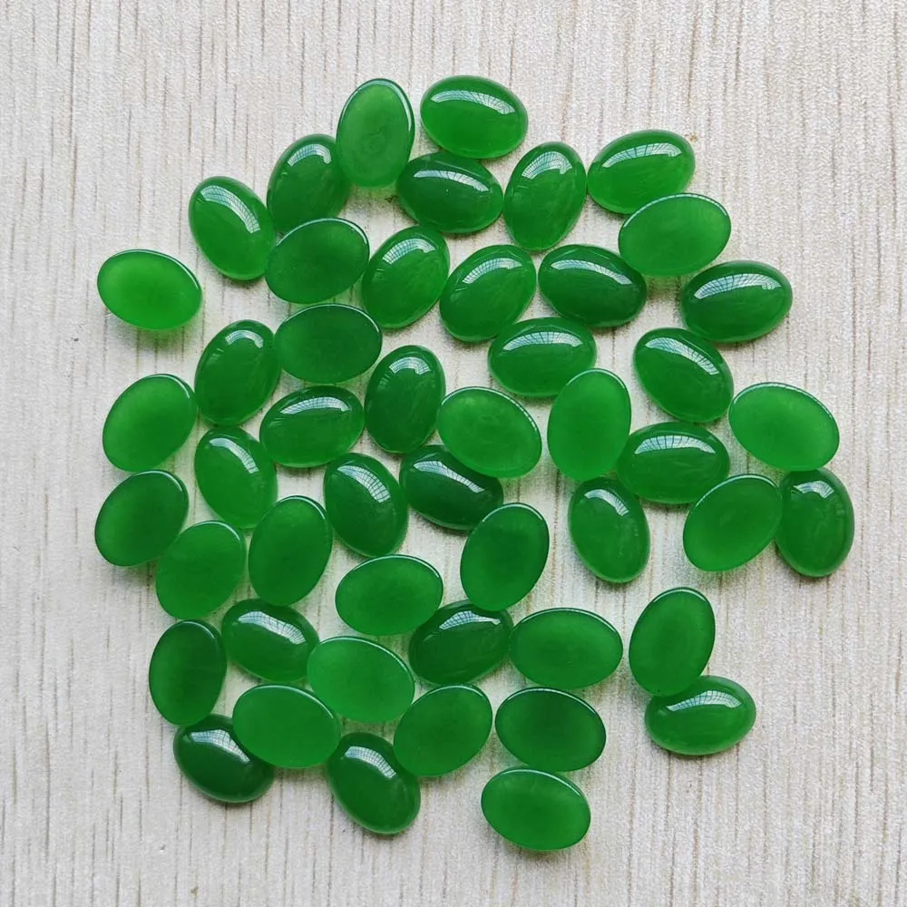 Fashion natural Malay jades good quality oval cab cabochon 10x14mm beads for jewelry making wholesale 50pcs/lot free shipping