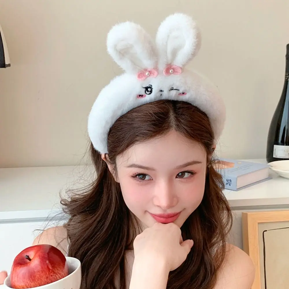 Lovely Non-slip Plush Animal Headband Kawaii Chicken Funny Hair Hoop Korean Style Sweet Cartoon Frog Headband Girls/Female