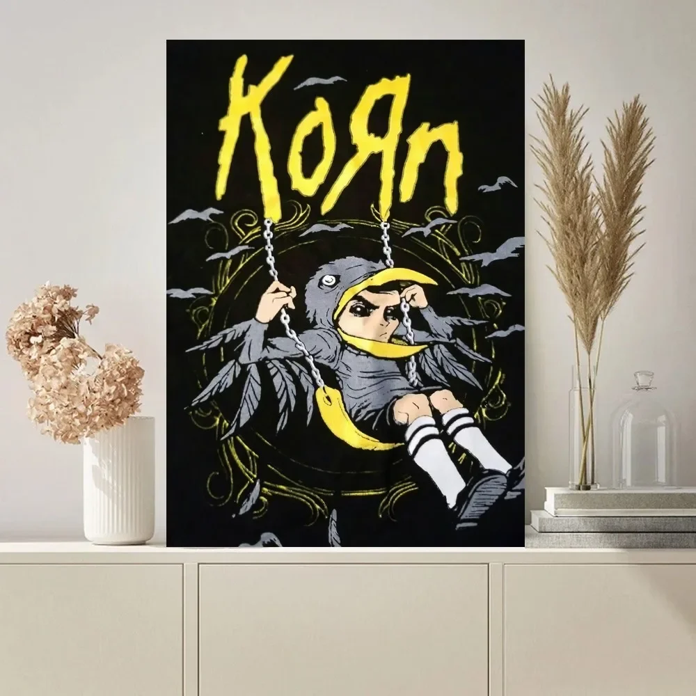 Korn Rock Band Poster Paintings on The Wall Picture for Living Room Interior Painting Room Decoration