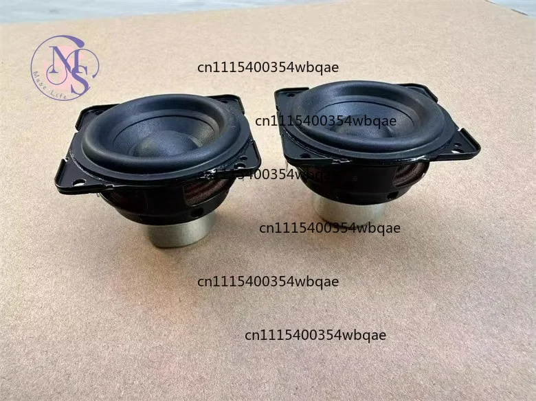 ZOCI-High Quality Long Stroke 2 inch 58*56mm Full Range Speaker 4ohm 10W Large Rubber Edge Speaker 2pcs