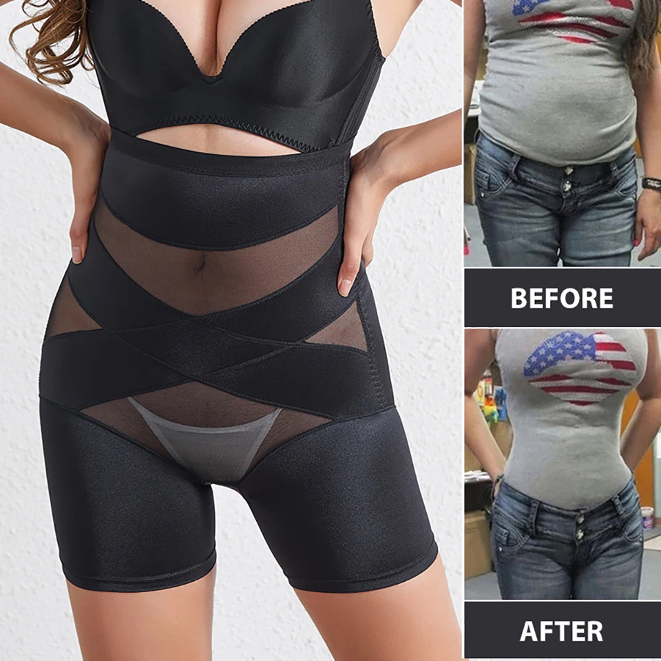 

Плюс Размер Женщин Высокая Талия Тренер Body Shaper Трусы Tummy Belly Control Body Slimming Control Корректирующее Белье Корсет Нижнее Белье