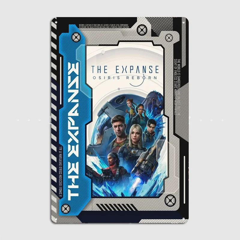 The Expanse Osiris Reborn Game Poster Metal Sign Room Decor Wall Custom Bedroom Indoor Home Wall Decor Posters Room Decoration