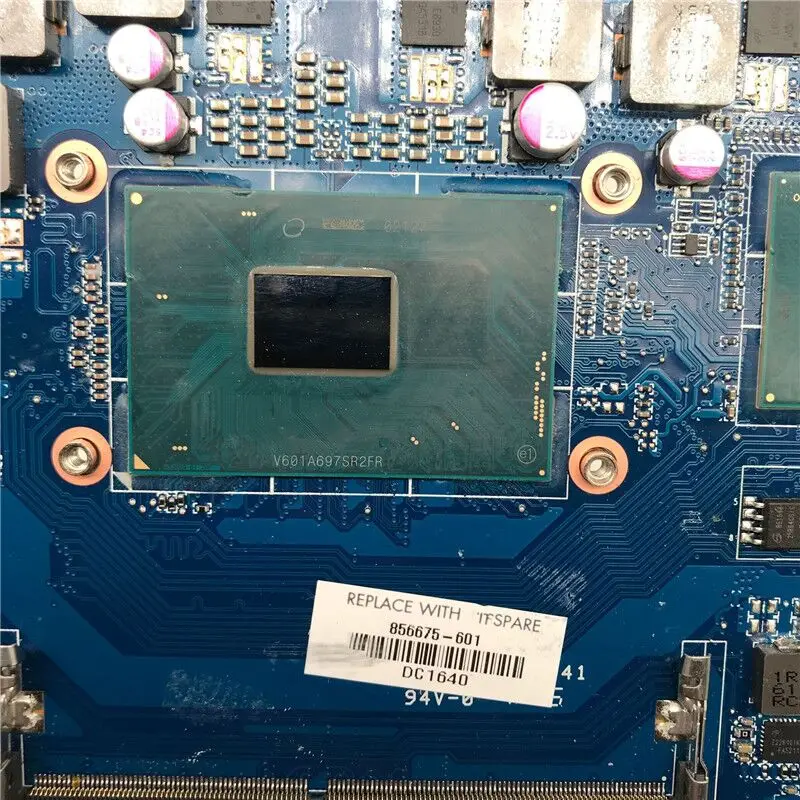 856675-601 856675-001 856675-501 DAG35AMB8E0 I3-6100H CPU 960M 2GB GPU ل HP 15-AX 15-BC اللوحة الأم للكمبيوتر المحمول 100% تعمل بشكل جيد