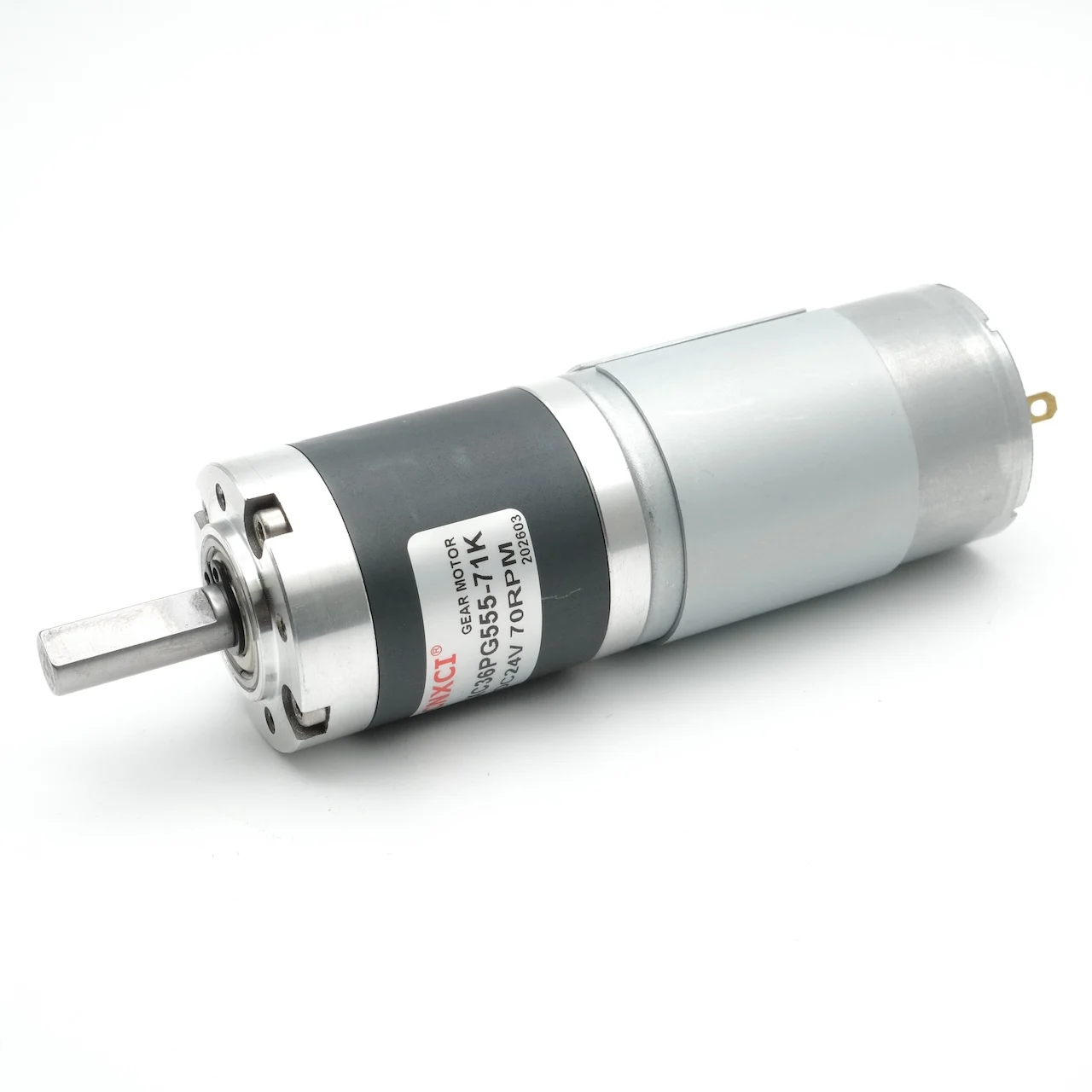36MM DC Planetary Gear Motor 36PG555 8MM Shaft 12V 24V LOW Speed Torque CW CCW DIY Model AGV Robot Chassis
