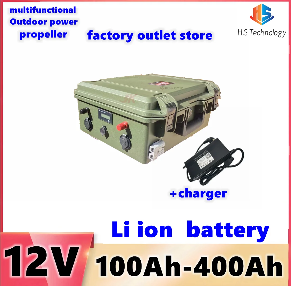 

lithium 12V 100Ah 150Ah 200Ah 250Ah 300Ah 400Ah li-ion battery for Outdoor,RV Camping,propeller EV boat,Inverter lighting,AGV