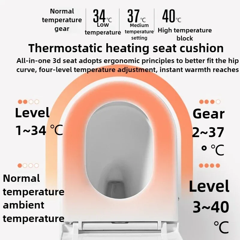 Excellent 220V U-shaped Heated Toilet Cover Household General Toilet Cover Electric Constant Temperature Smart Seat Cushion Ring