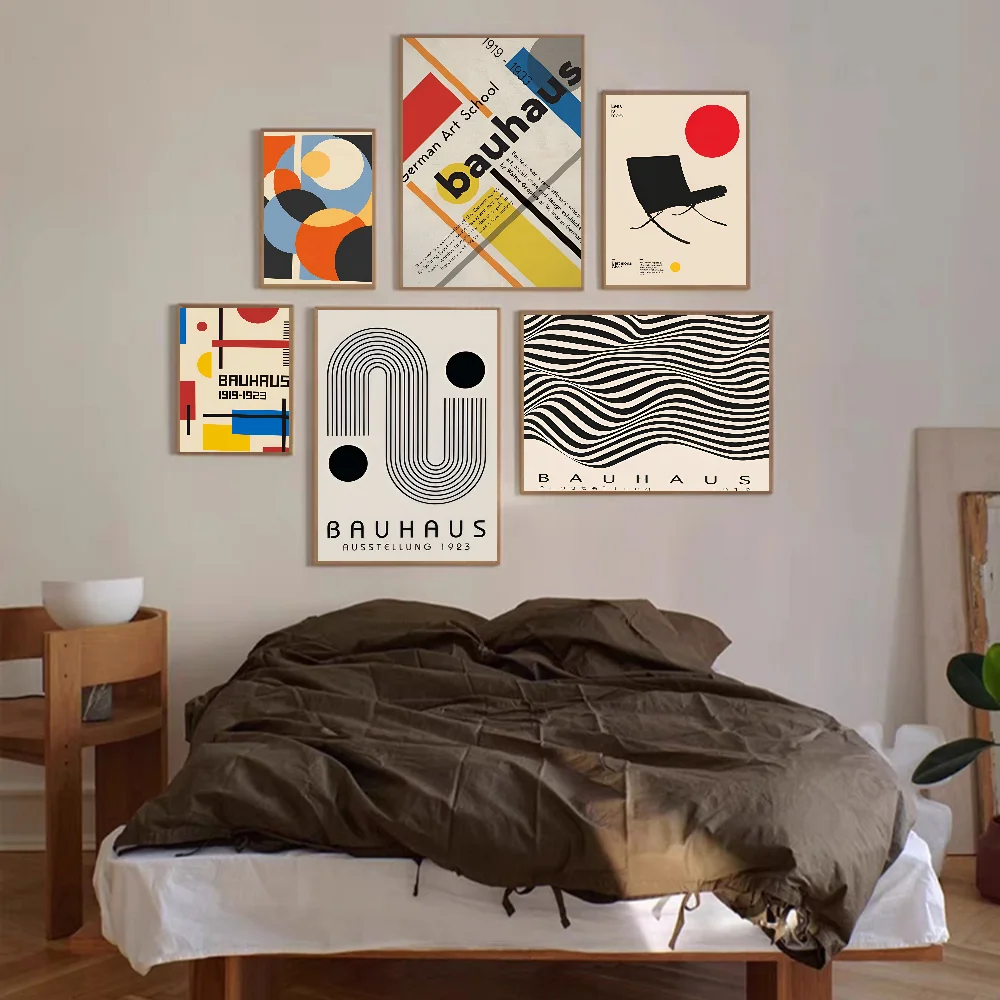 Bauhaus Classic Vintage Posters HD Quality Wall Art Retro Posters for Home Room Wall Decor