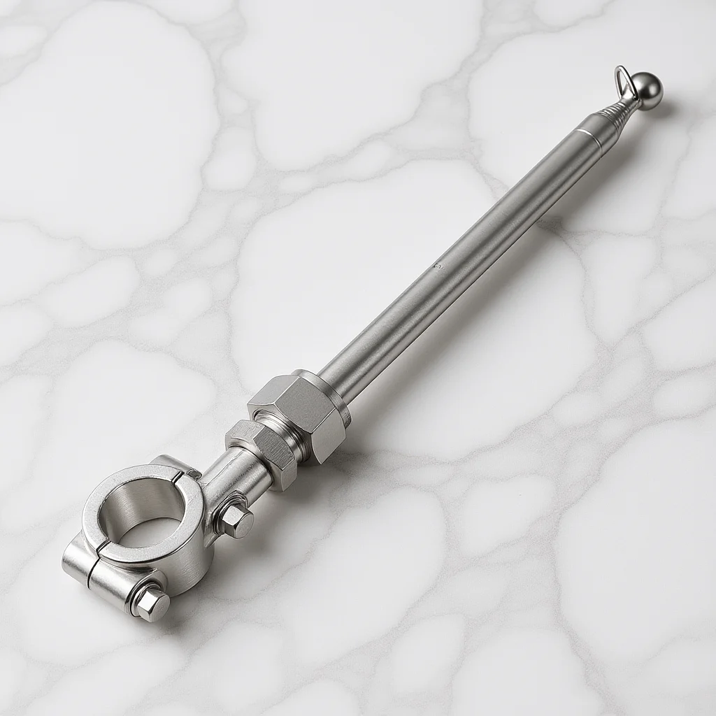 

Adjustable Stainless Steel Telescopic Bike Flagpole for Motorcycle Handlebar Compatible with 22Mm Dirt Bike Flag Mount Off-Road