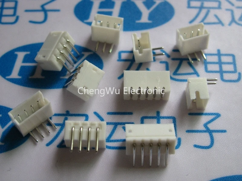 

50pcs JST ZH 1.5mm 2P/3P/4P/5P/6P/7P/8P/9P/10P Right Angle Pin Female Connector