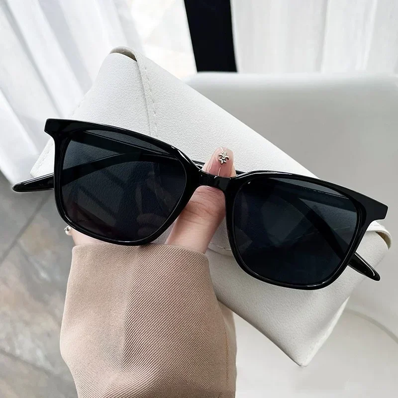 Fashion Myopia Sunglasses Square Style Male Sunglasses Female Driver\'s Ultraviolet Sun Glasses Diopter Finished Myopia Goggles