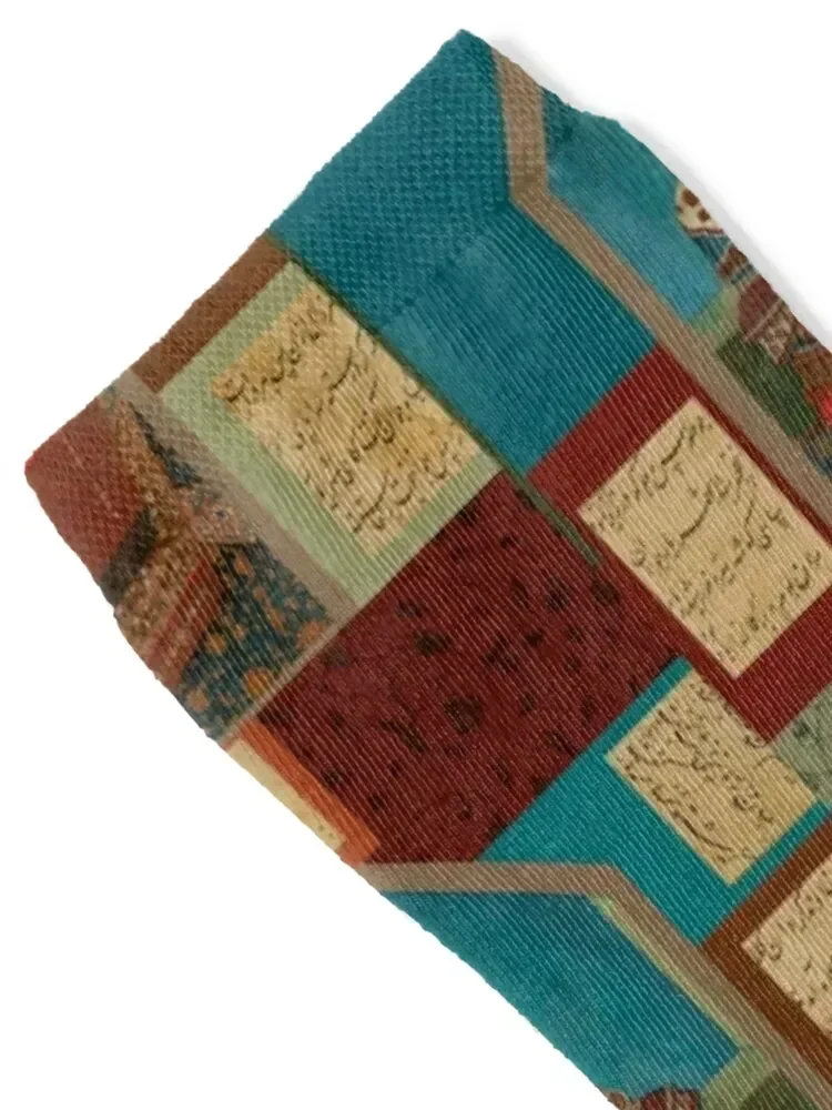 Persian Musician and Calligraphy Socks hockey Run happy essential Male Socks Women's