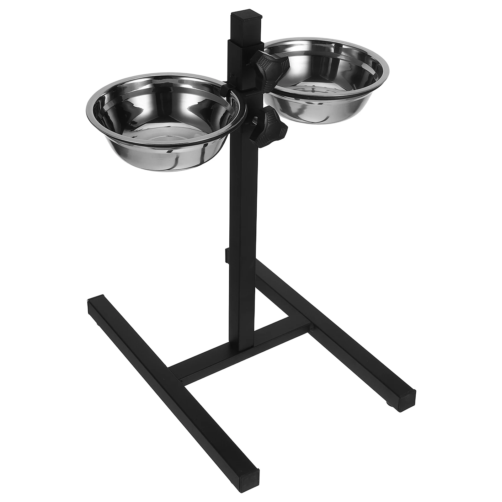 

1Set Pet Feeder Dog Cat Folding Stable Base Corrosion Resistant Stainless Steel Food Water Bowls Pet Feeder Food and Water Bowls