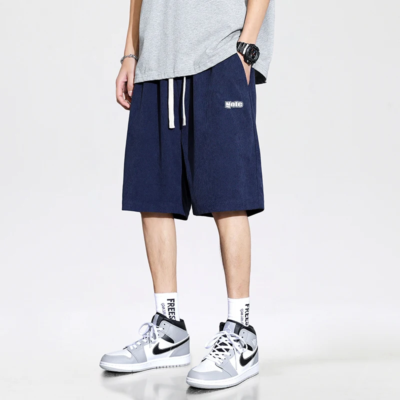 

Мужские летние дышащие брюки-кюлоты для активного отдыха, свободного кроя, до колена, в спортивном стиле