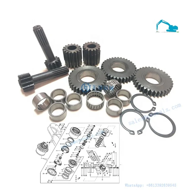 

Excavator Reduction Planetary Gear Final Drive Gearbox Repair Parts Travel Motor Drive Shaft Pinion Gears