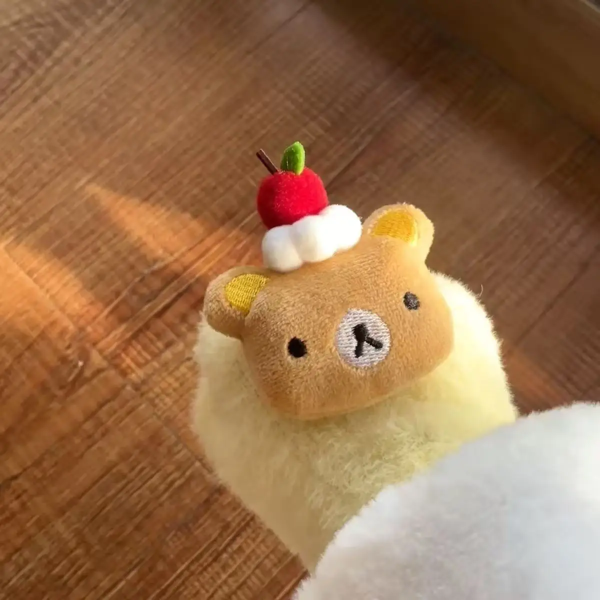 قفازات الكرتون Rilakkuma الكرتون Kawaii طباعة قفازات الاصبع قفازات الشتاء الدافئة الأطفال في الهواء الطلق الدراجات اكسسوارات هدايا عيد الميلاد