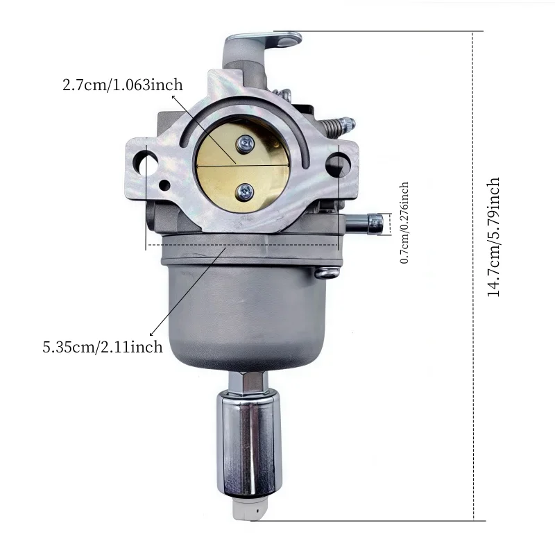 D100 Carburetor for John Deere LA115 LA105 LA110 Troy Bilt Pony 42-in Riding Lawn Tractor 13WM77KS011 with 796031 Air filter