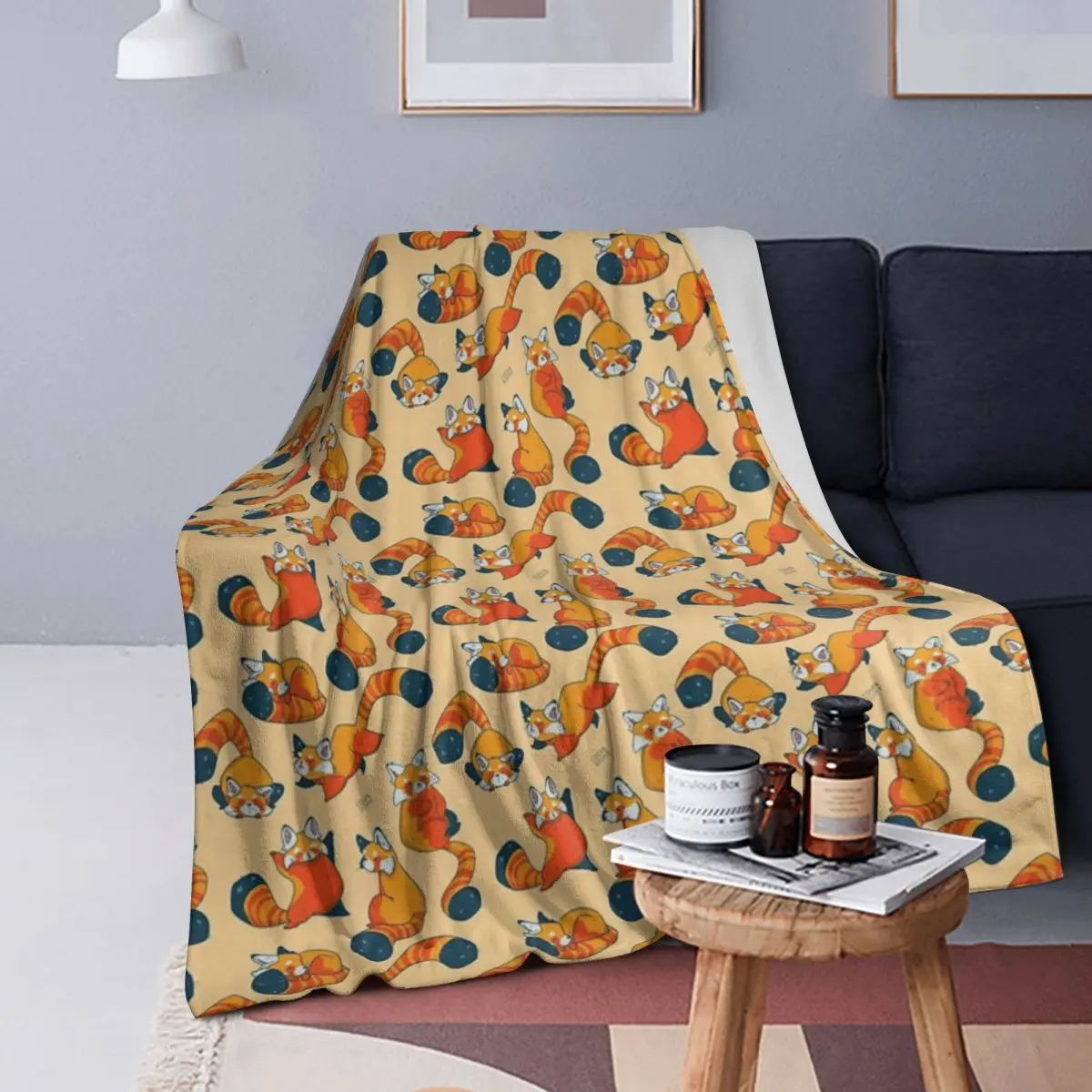 

Одеяла Red Panda Romp, мягкое теплое фланелевое одеяло, постельное белье для кровати, гостиной, пикника, путешествий, домашнего дивана