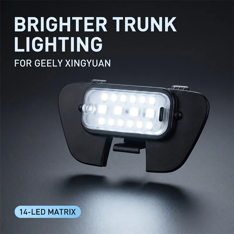 Für GEELY EX2 2025 2026 Xingyuan Geome Heckklappenbeleuchtung Heckklappen-Modifikation LED-Kofferraum-Innenbeleuchtung Auto-Innenraum – Detail 6
