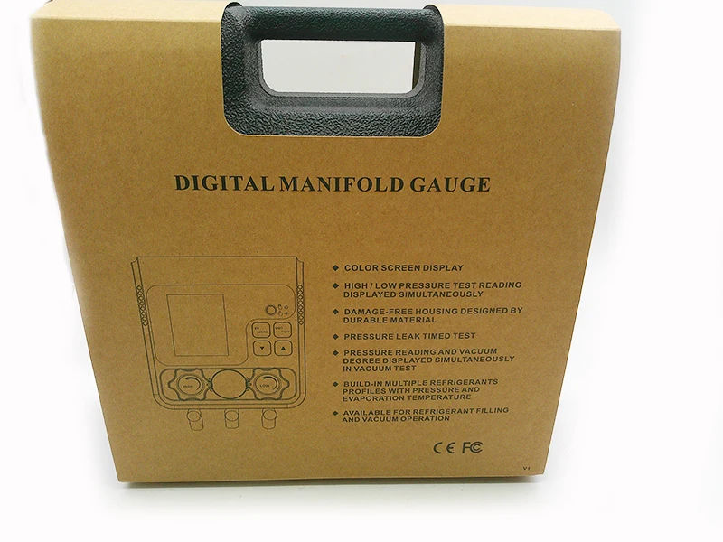 DY523 Pressure Gauge Refrigeration Digital Vacuum Pressure Manifold Tester Air Conditioning Temperature Tester Valves Tool view 6