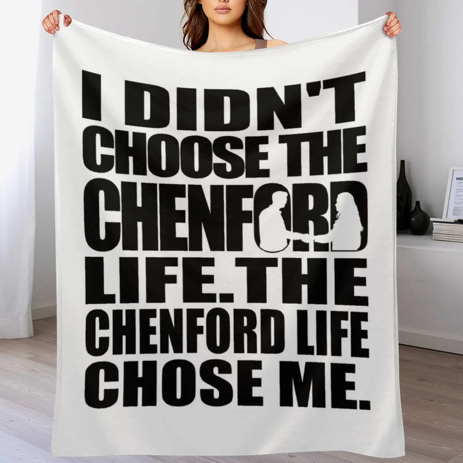 

I didn't choose The Chenford life. The Chenford life chose me The Rookie Throw Blanket Furry Thermal Vintage Blankets
