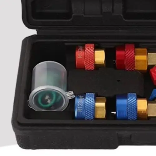 1Set R134a AC Valve Core Removal Tool Kit For Vehicle Climate Control System Repair Valve Shaft Core Replacement Tool