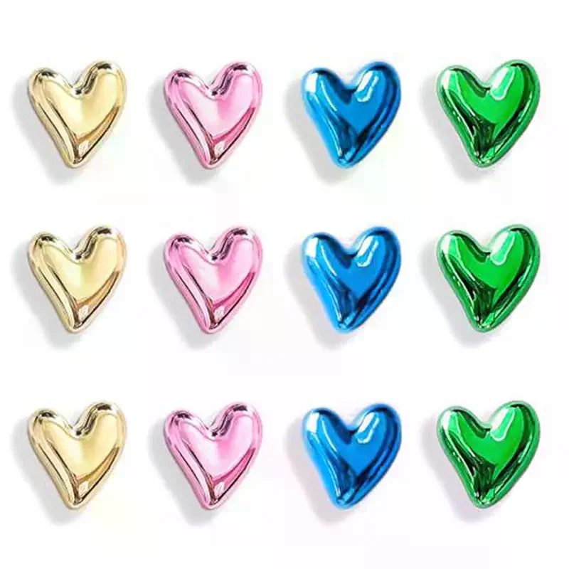 Heart-Shaped Decorative Refrigerator Magnets Set Cute Decoration For Home Office Whiteboard Dishwasher Decor Perfect Gift 9pcs