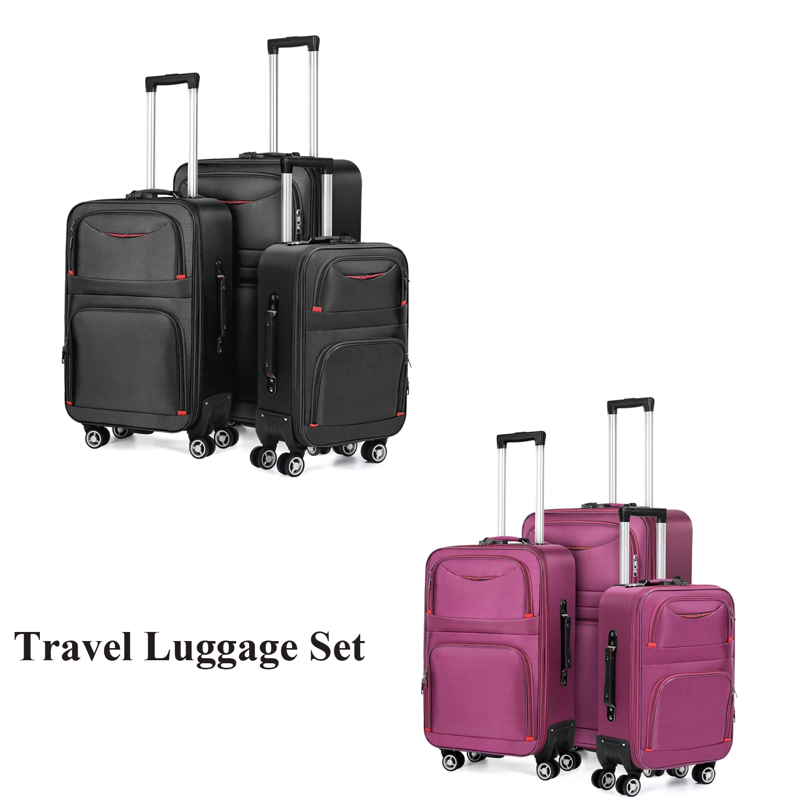 Luggage Set(20/24/28 inch) Ultra-light And Convenient Luggage Package Business Travel Luggage Package Family Travel Luggage