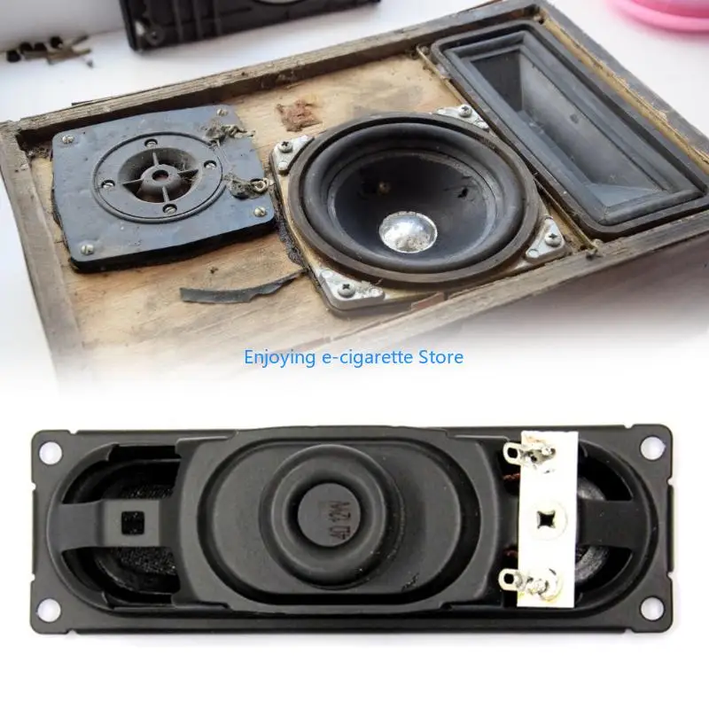 Ovaler Lautsprecher mit internem Magnet, 97 x 31 mm, 4 Ohm, 12 W, mit Metallgehäuse-Upgrades für verbesserte Haltbarkeit und – Detail 8