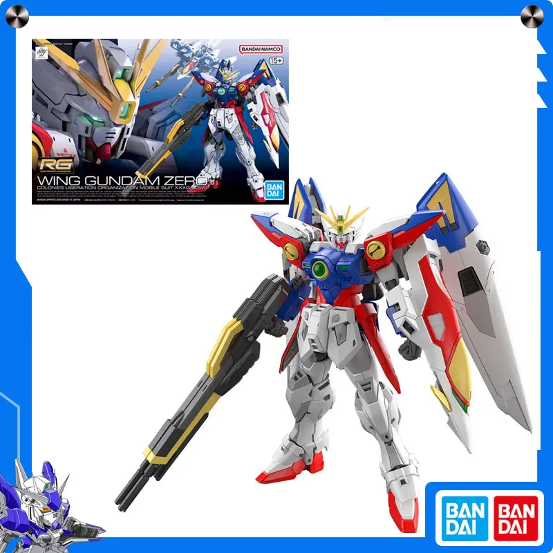 

Original Bandai Gundam Assembled Model RG Figure 1/144 RG Wing Gundam Zero Model Theatrical Version New Year's Day Holiday Gift