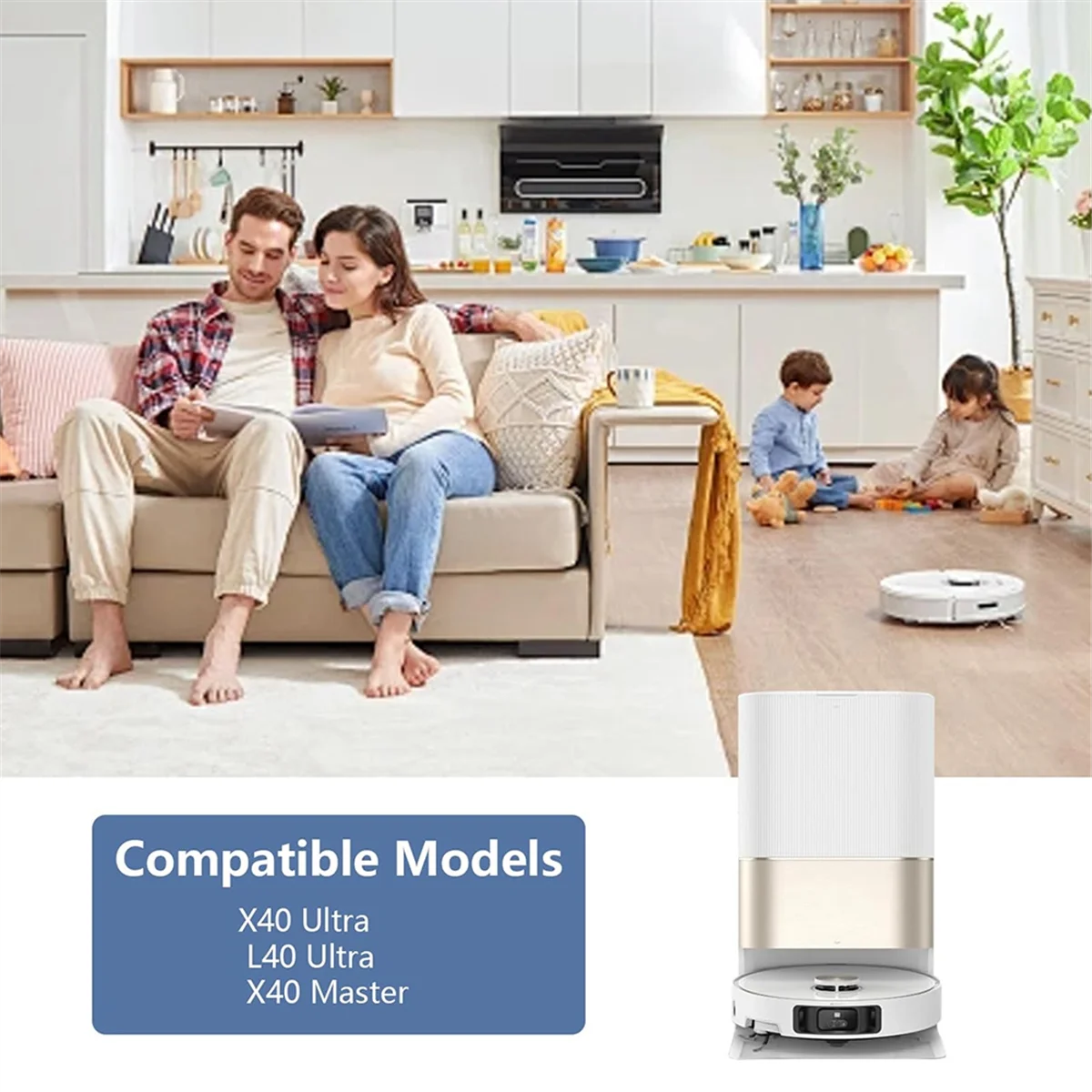 26-teiliges Zubehör-Ersatzteil für Dreame X40 Ultra/ L40 Ultra/X40 Master Roboterstaubsauger