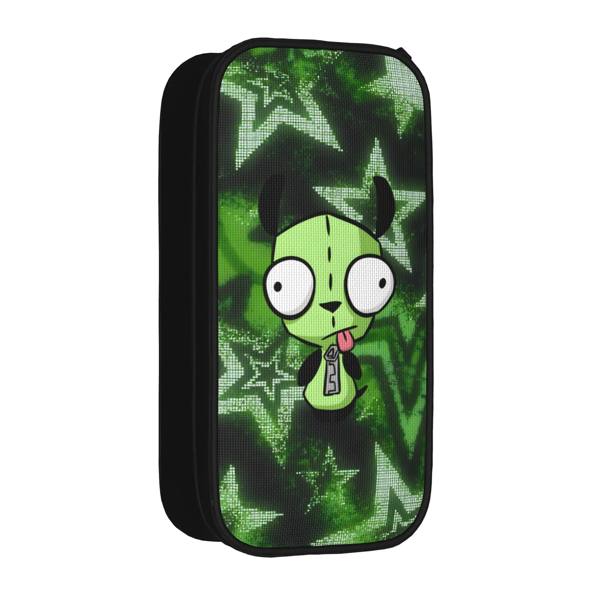 Gir Invaders Zim Cartoon Pencil Cases Classic  Pen Bag Student Big Capacity School Supplies Cosmetic Pencilcases