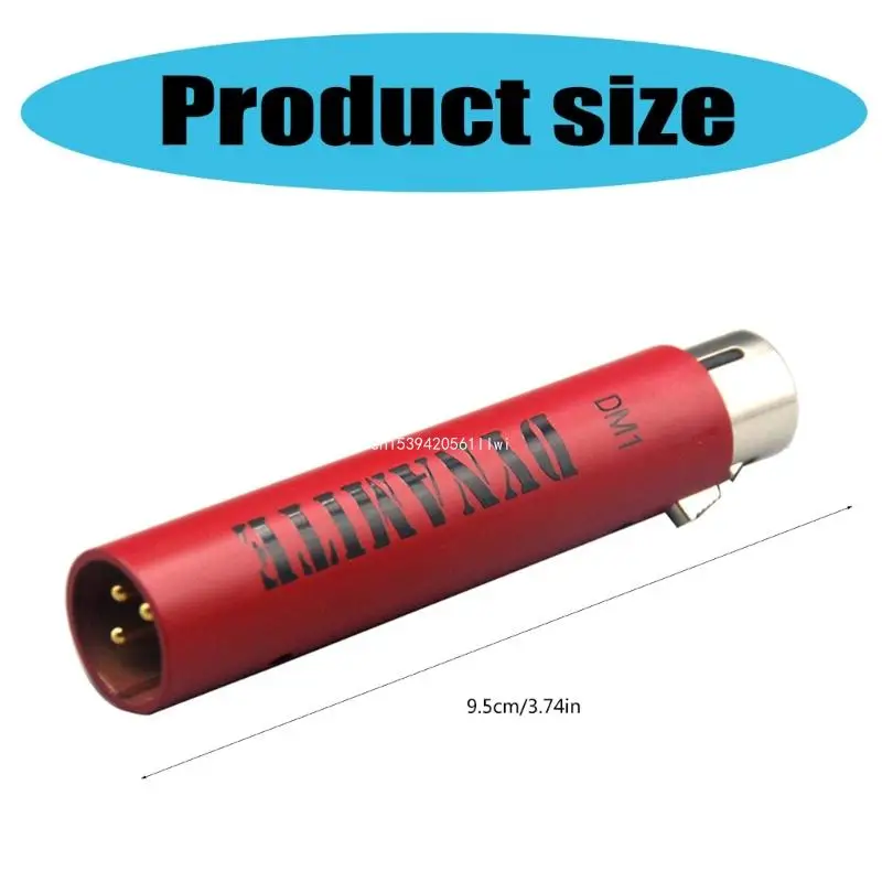 DM1 Aktiver In-Line-Vorverstärker, professionelle dynamische Mikrofonverstärker, 28