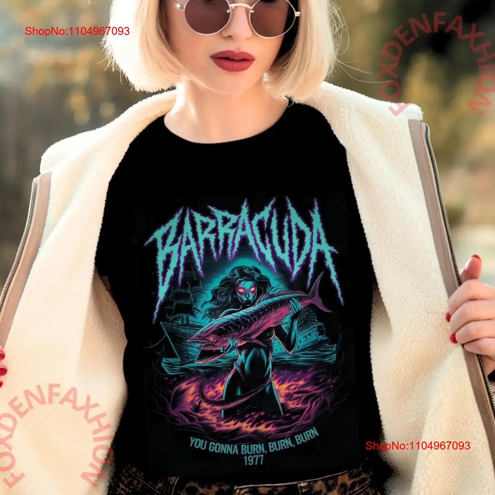 

1977 Retro Rock T Shirt 70s Vintage Old Concert Heavy Metal Band for Guitar Players and Musicians vintage Washed Comfortable