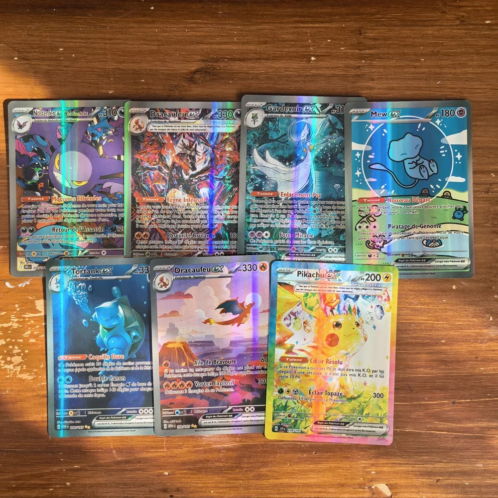 Cartes holographiques Pokemon Version française VMAX VSTAR MEGA Carte Collection, jouets de noël pour enfants, cadeau, nouveauté 2026, 180 pièces