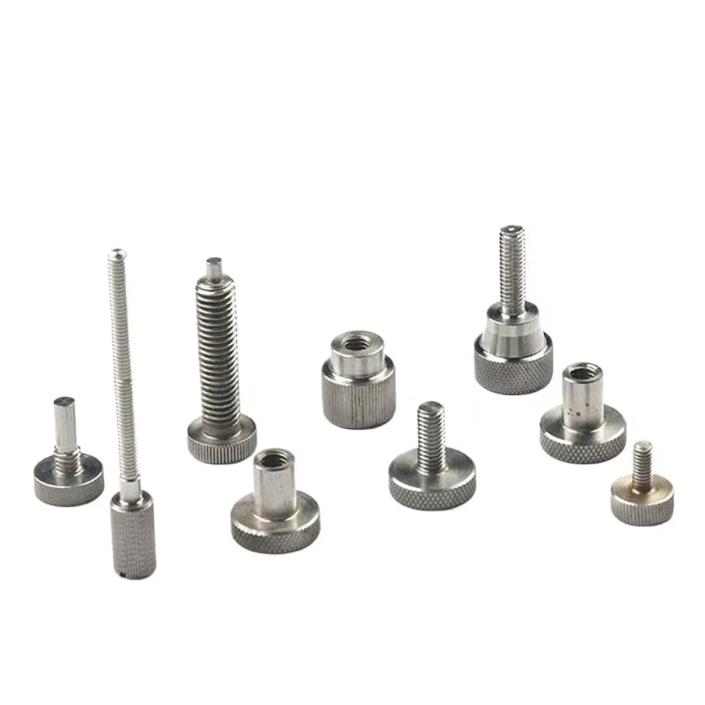 Non standard customized products include stainless steel 304 316 410 420 cylindrical pin round head headless hex thin head bolts