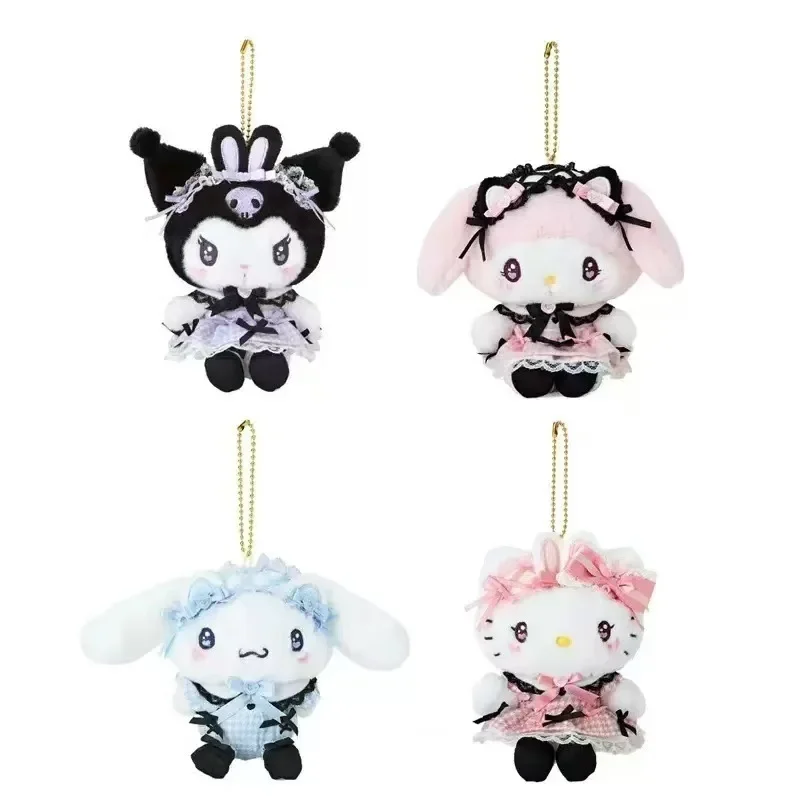 

Новая фэнтезийная кружевная серия Kawaii, подвески для сумок, милая моя мелодия Куроми Cinnamoroll, подвески на рюкзак «Hello Kitty», модные игрушки в подарок