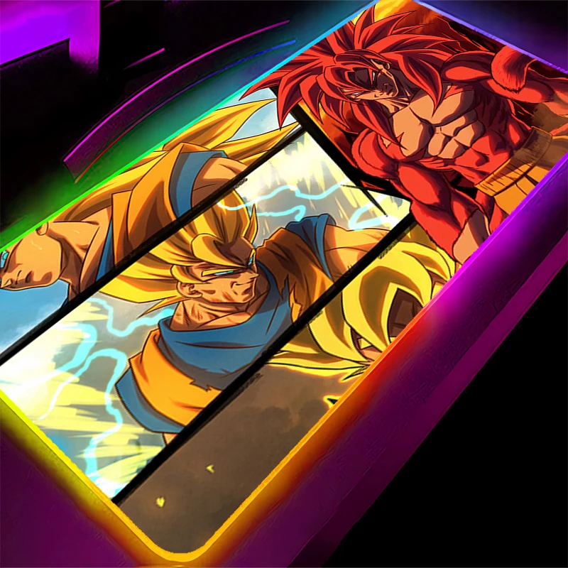 RGB الكمبيوتر Varmilo لوحة المفاتيح LED ماوس الوسادة D-Dragon الكرة قفل حافة الخلفية الألعاب اكسسوارات ألعاب السجاد مكتب حصيرة ماوس #4