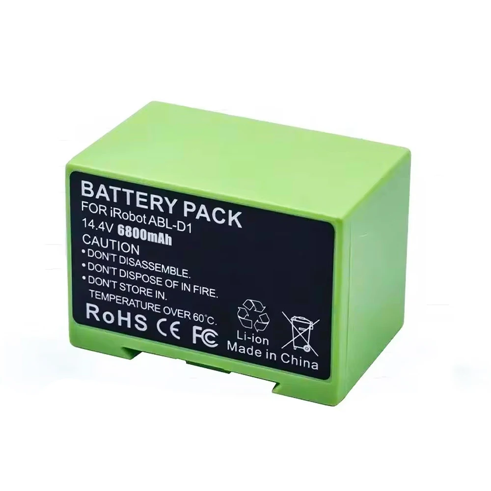 I7 14.4V 6800mAh i7 Battery Replacement for iRobot Roomba e and i Series i7+ e5 7150 7550 i3 3150 i3+ 3550 i4 4150 i4+ 4624864