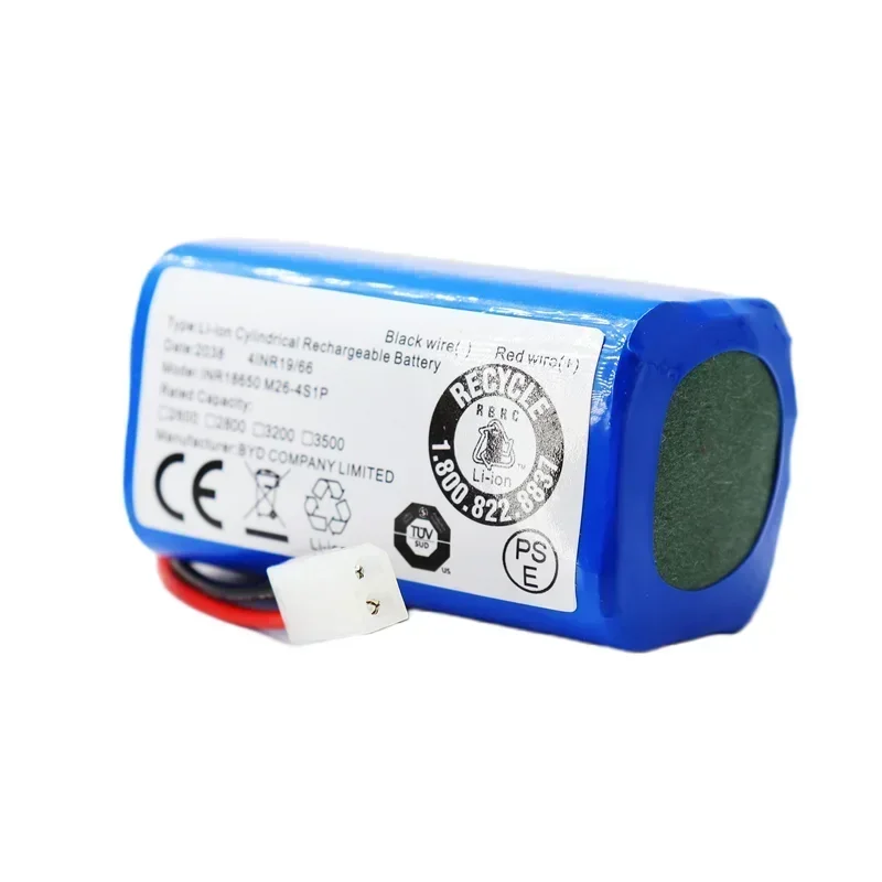 14.8V 2600mAh/3200mAh Li-ion Battery For Xiaomi Vacuum G1 Robot Battery For Panasonic MC-WRC53 For Phicomm For FLYCO