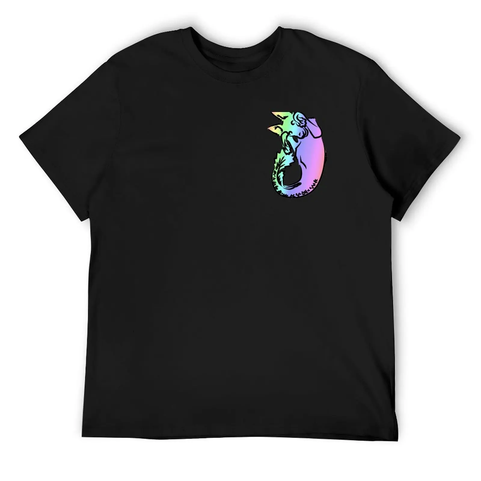 Rainbow Puppy Silkampus T-Shirt summer top cotton graphic tees cute tops cheap stuff anime shirts men