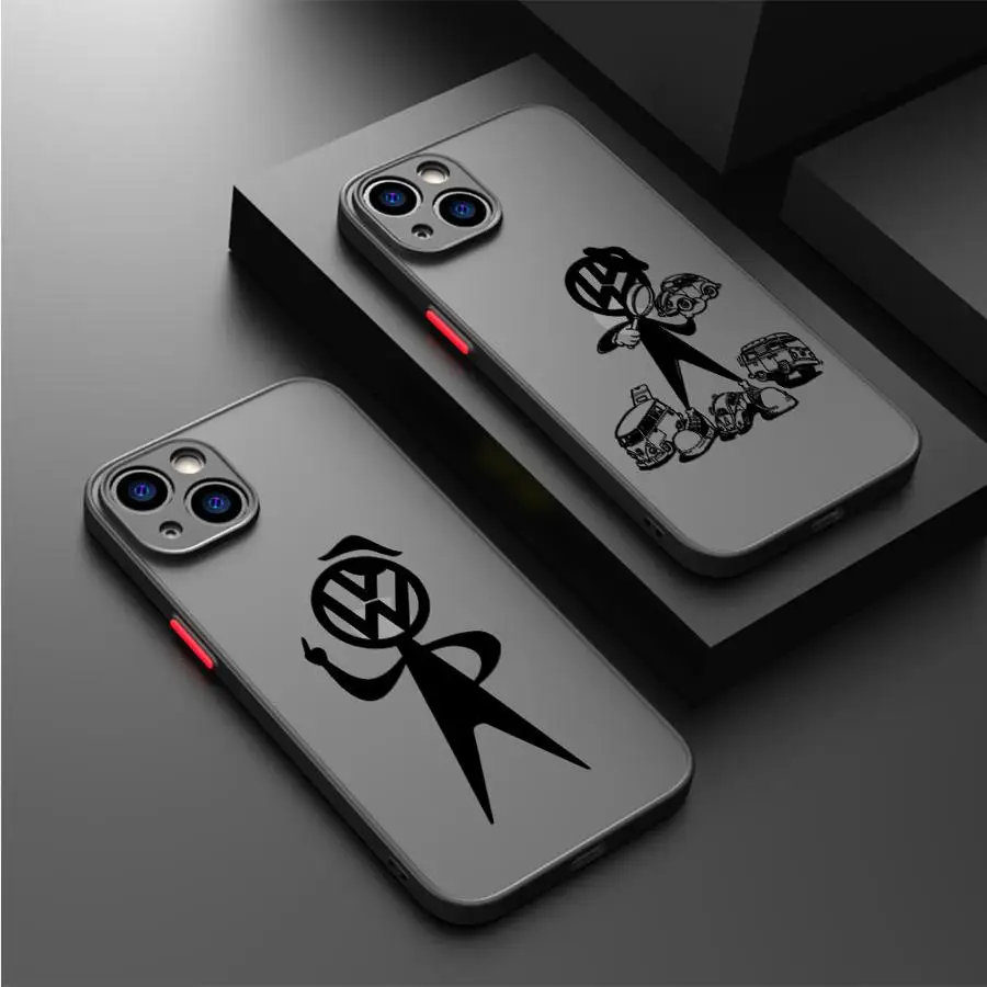 V-Volks-wagens-Beetle Phone Case for Apple iPhone 11 16 13 15 12 14 Pro Max 7 XR X XS 13 12 Mini 14 Plus 8 SE Cover