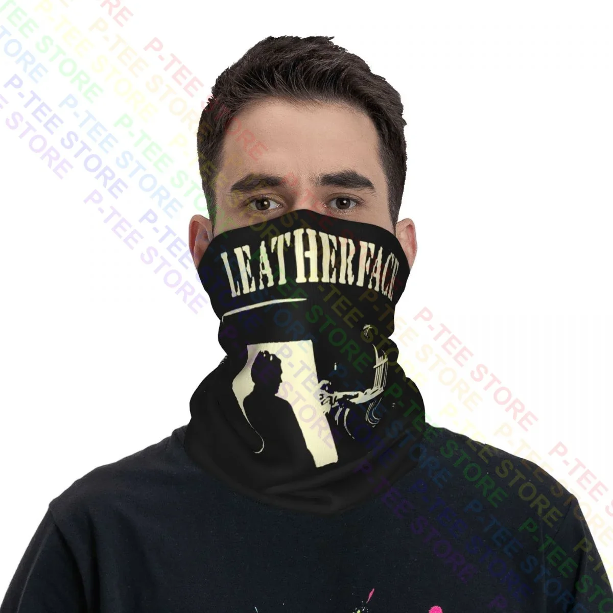 Leatherface Bandana Lenço, Máscara Facial Headwear, Punk, Frank, Stubbs, HDQ, Terry, Mush, Minx, Pescoço Gaiter